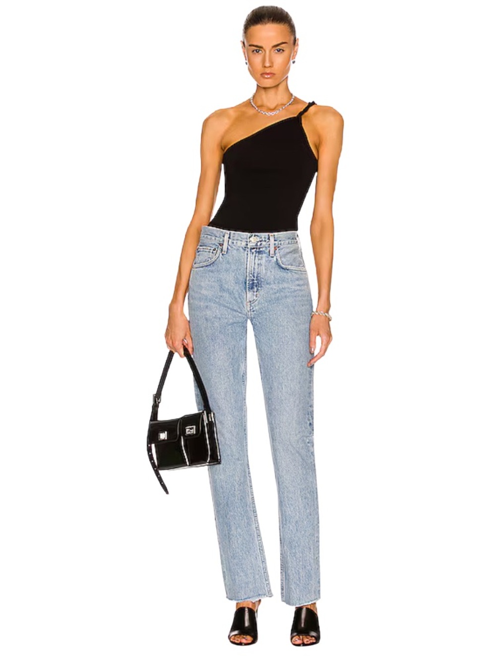Agolde Cherie High Rise Straight Jeans Size 25